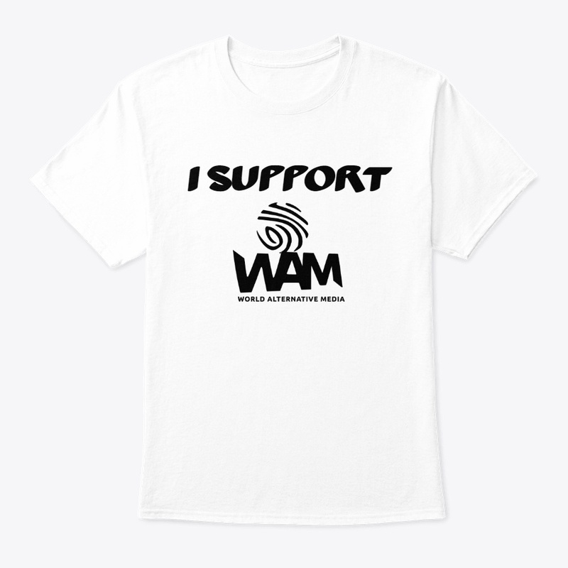 I Support WAM Black Lettering