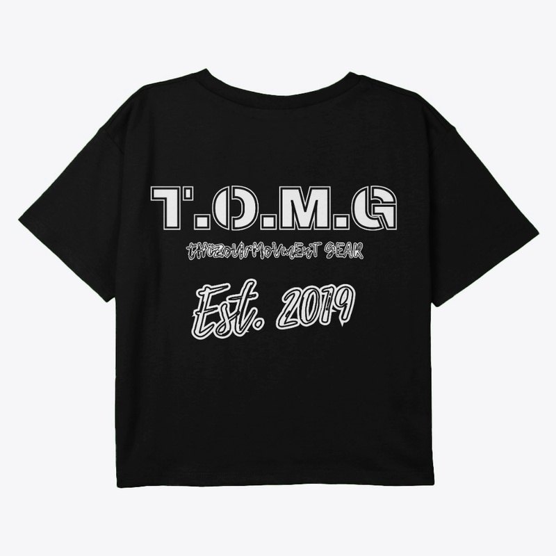 T.O.M.G Women T-Shirt/Crop (WHIT3 LOGO)