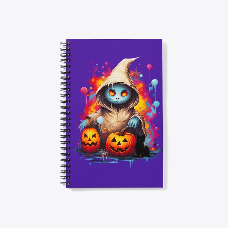 Cool Ghost and Jack O' Lanterns
