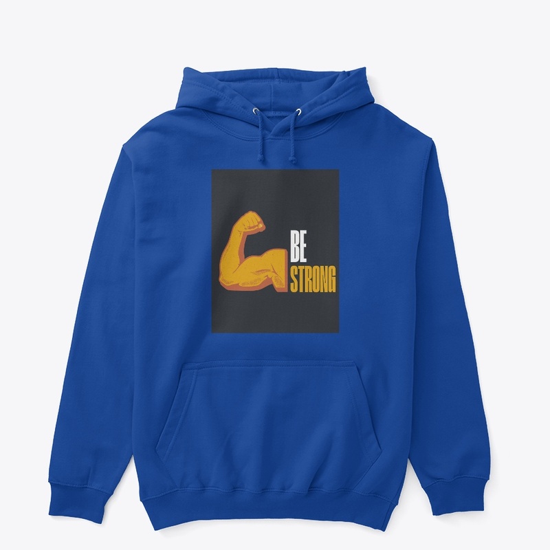 ' be strong ' graphic t shirt 