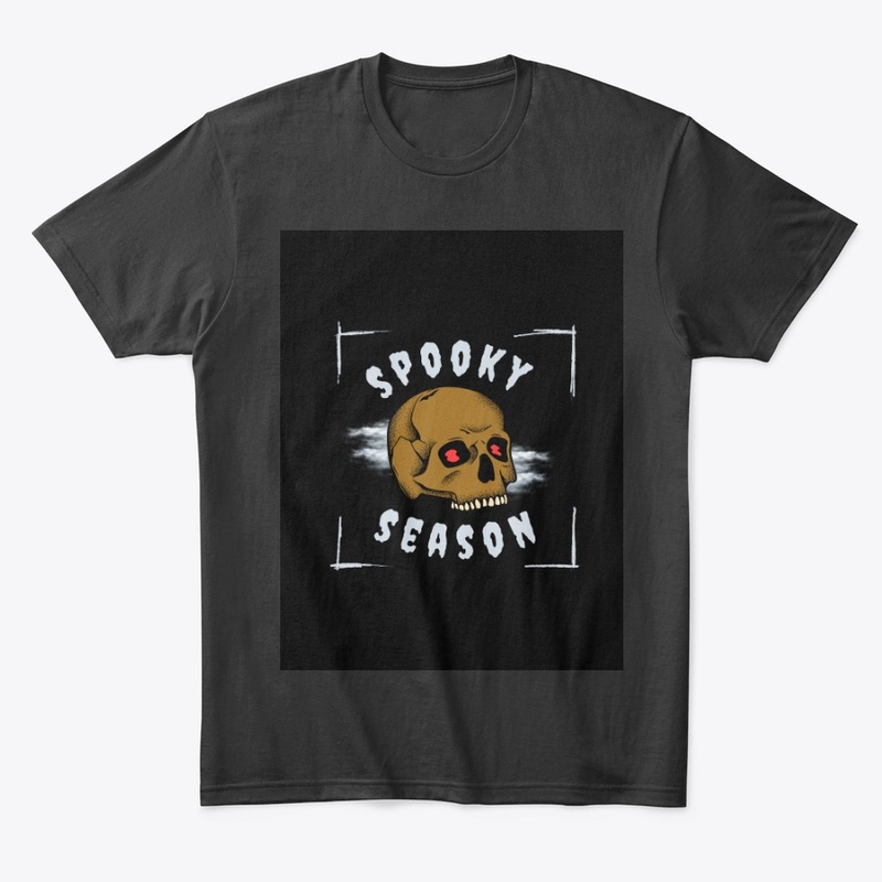 "spooky season" black t-shirt