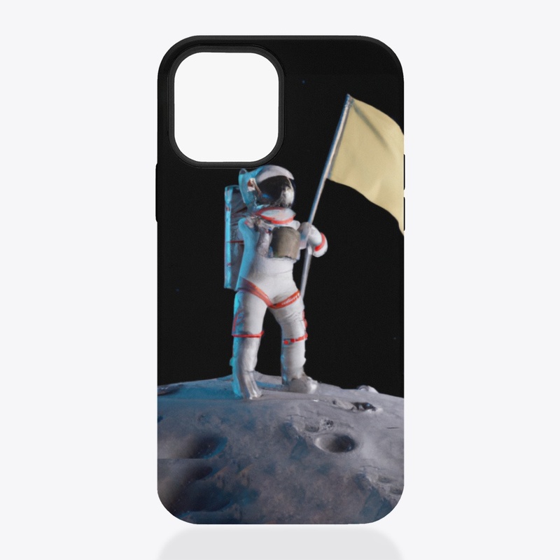 Astronaut with a Flag