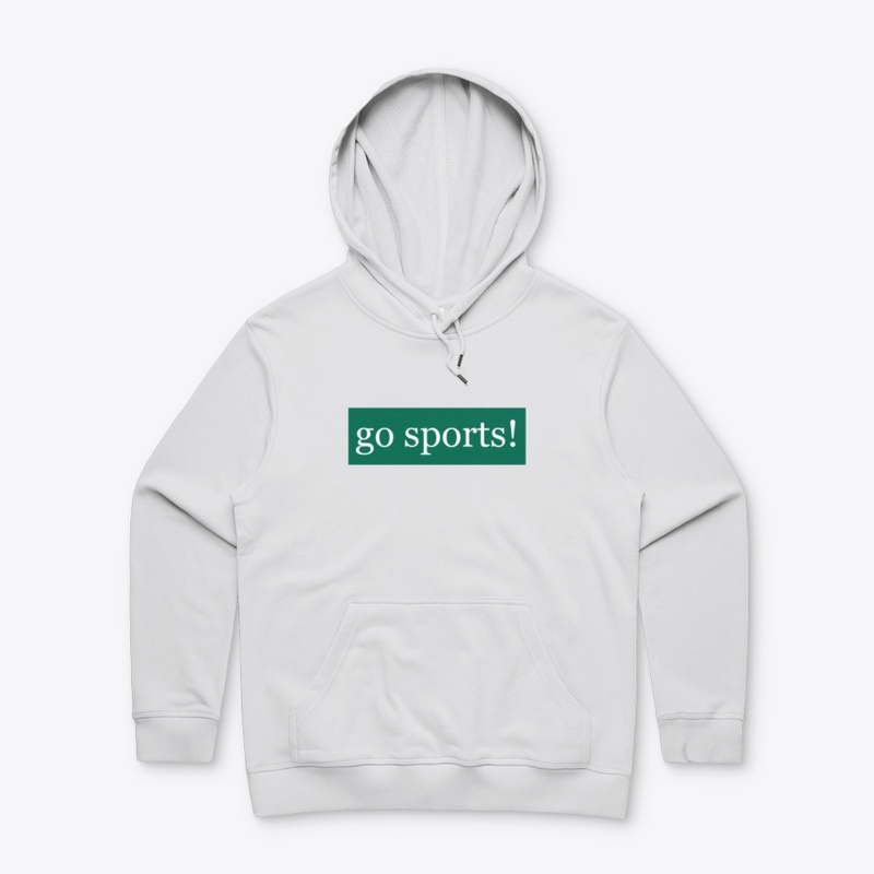 Go Sports Written in White on Green