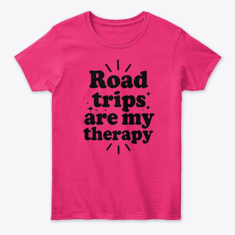 Road Trip Therapy Travel Tee"USA"UK