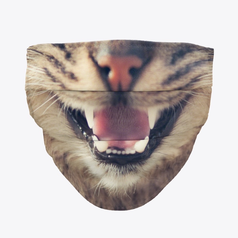 Bizarre Cat Face Mask