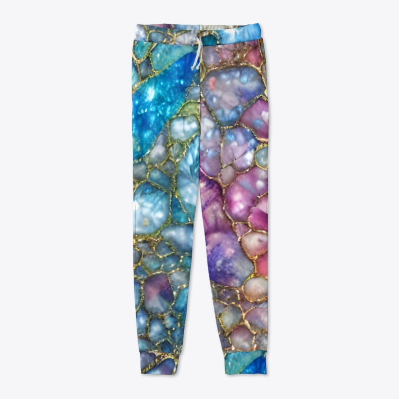 Distressed Sparkling Sapphire Tones