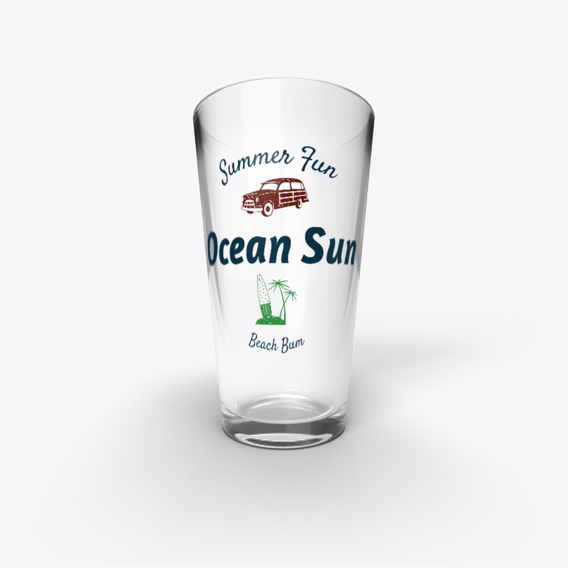 Ocean sun Summer fun Beach bum