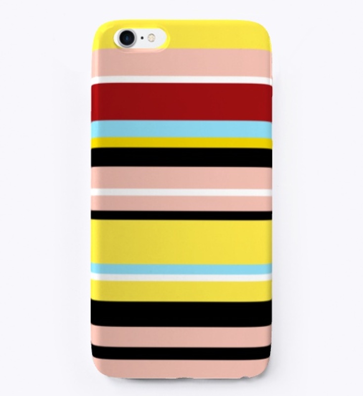 Abstract Colorful Striped Pattern