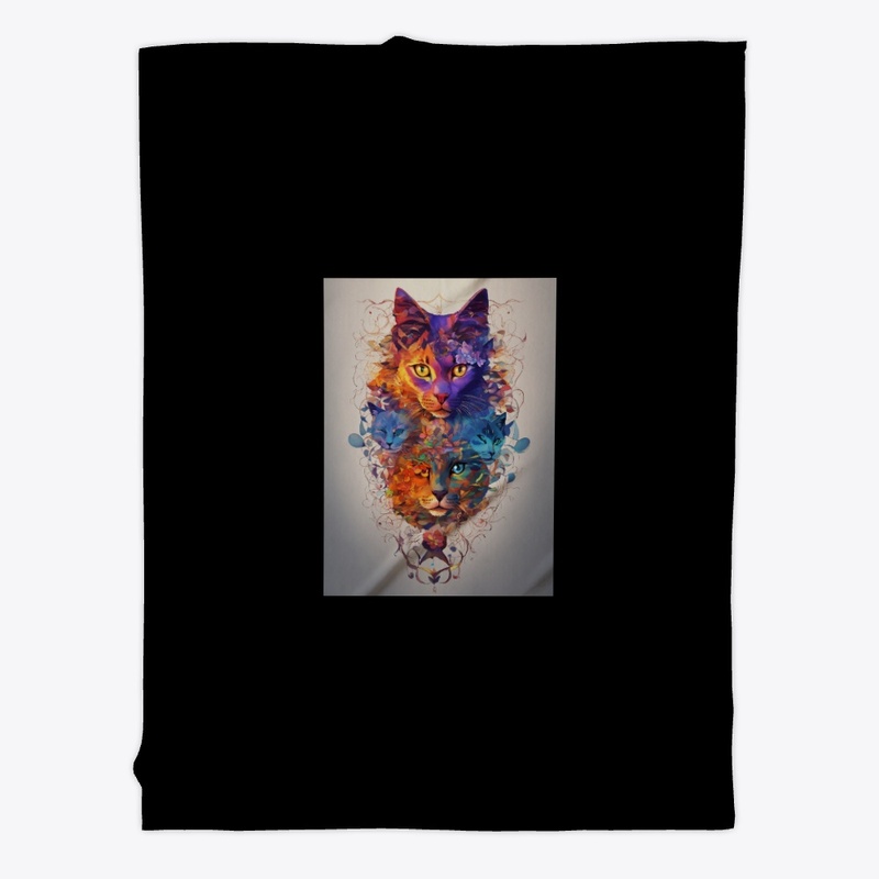 Cute art t shirt for cat lover