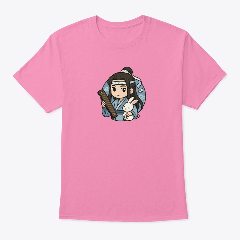 Lan Wangji Chibi Art | Guqin & Bunny
