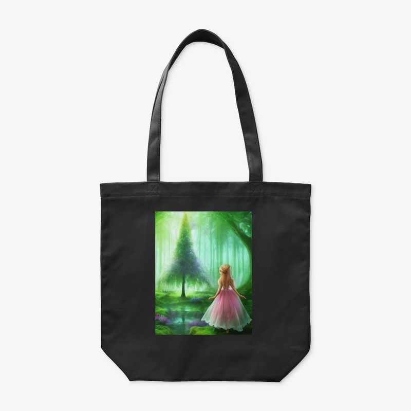 A Princess and her daughter in forest