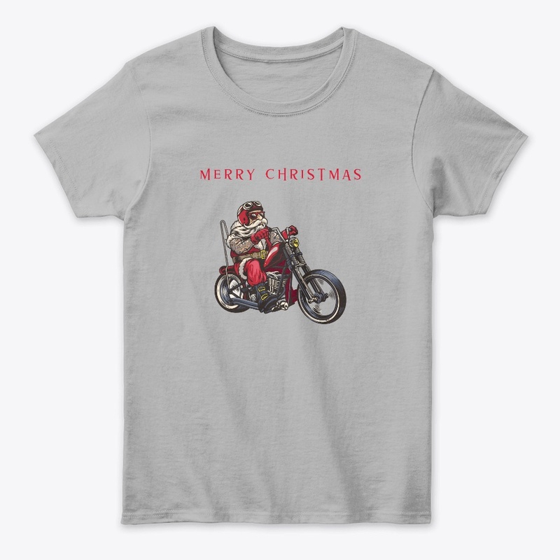 MERRY CHRISTMAS  BIKER SANTA