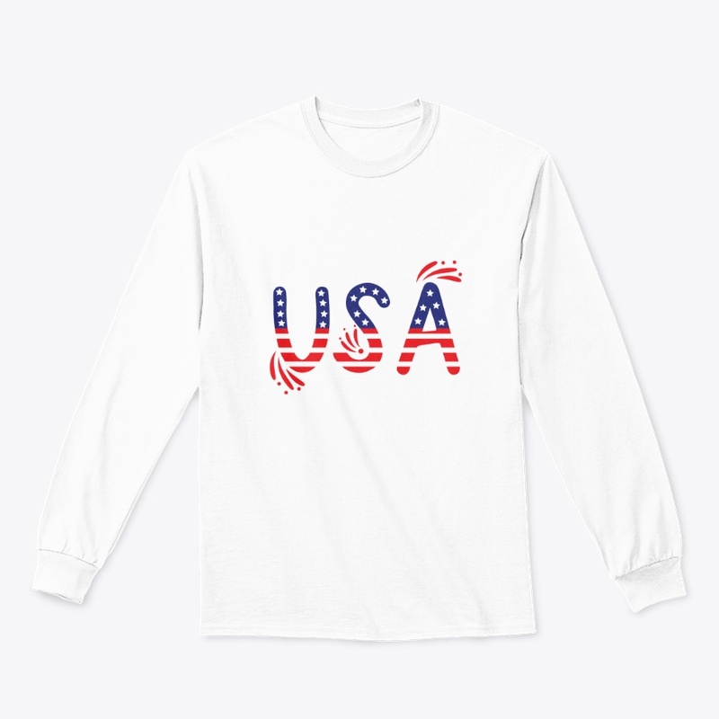 White Hoodie's and TEE USA Design