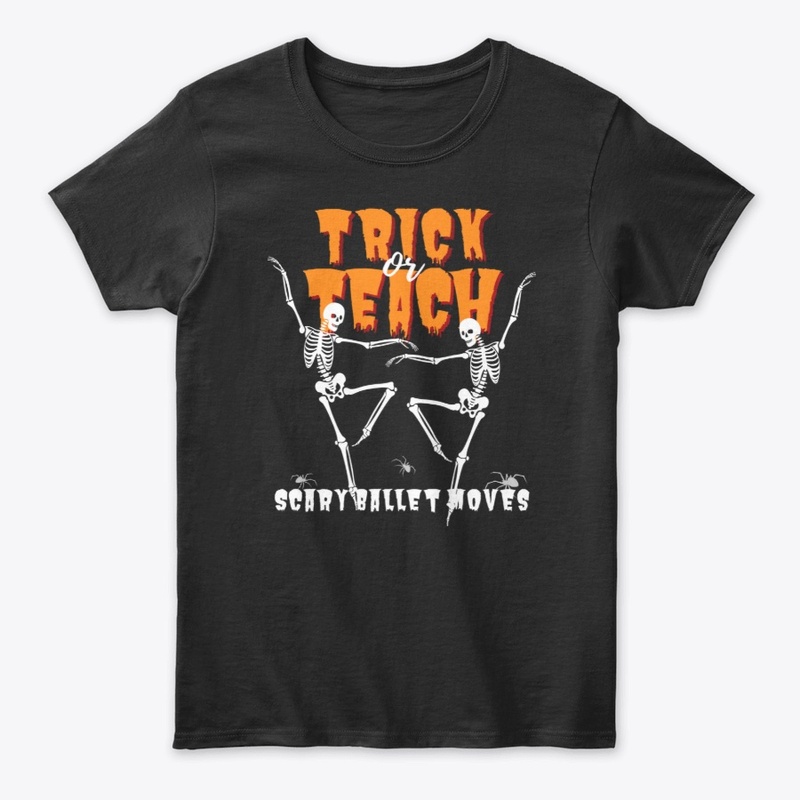 Trick or Teach halloween skeleton