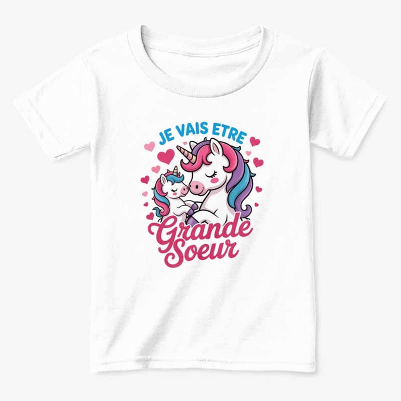 Je Vais Être Grande Sœur - Licorne