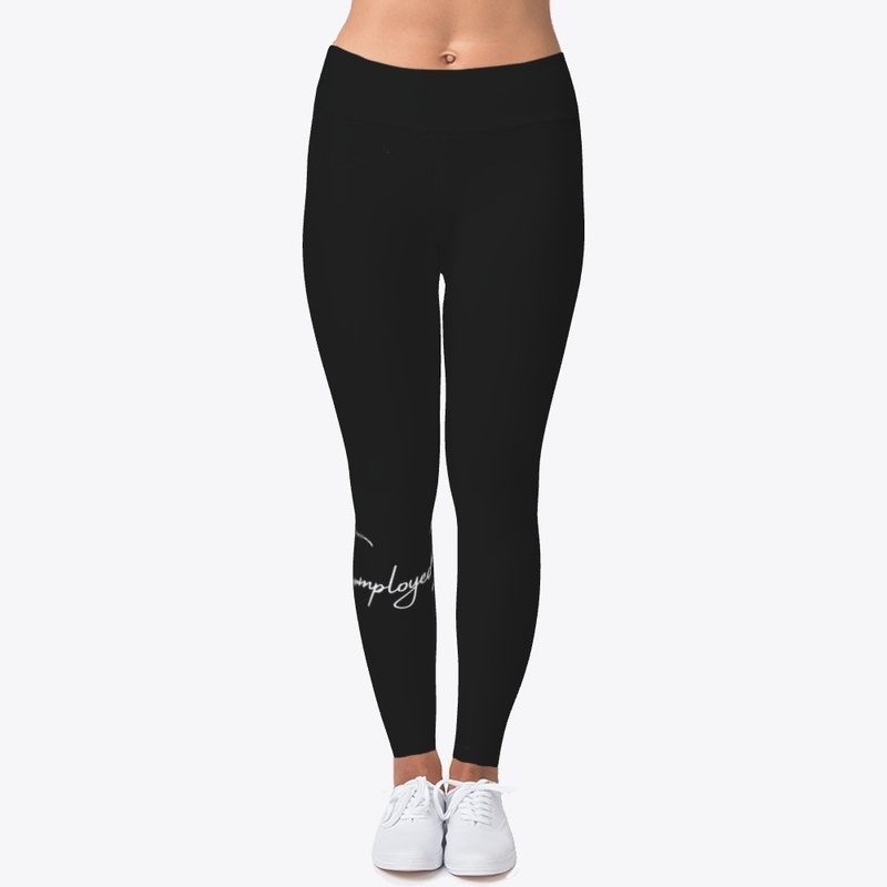 UnEmployed”Vintage Modern”Leggings BLACK