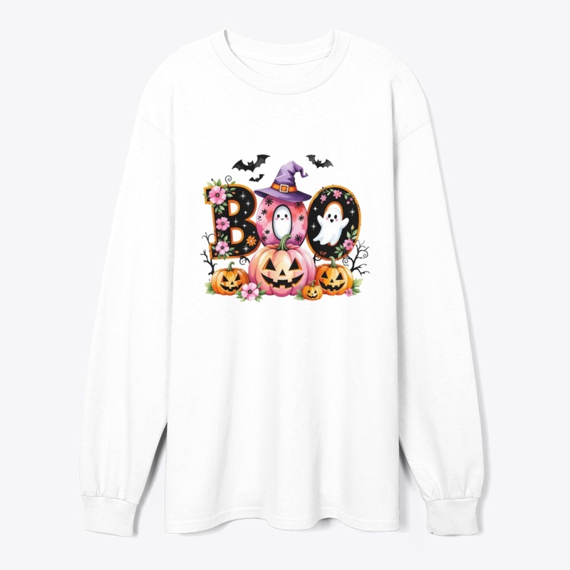 BOO Halloween Ghost Design