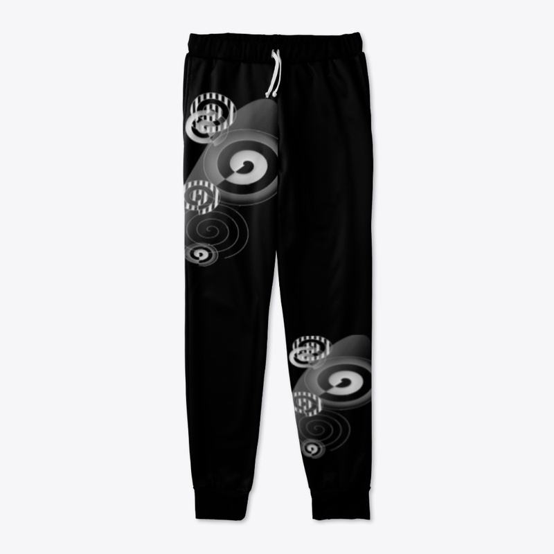 abstract  black and white shells