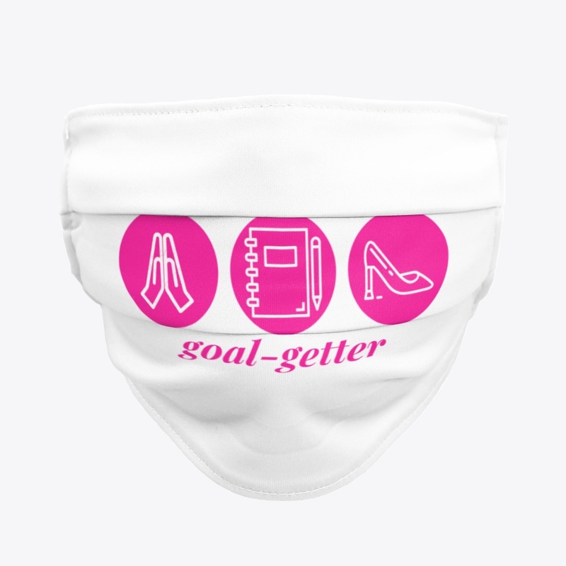 Goal getter face covering