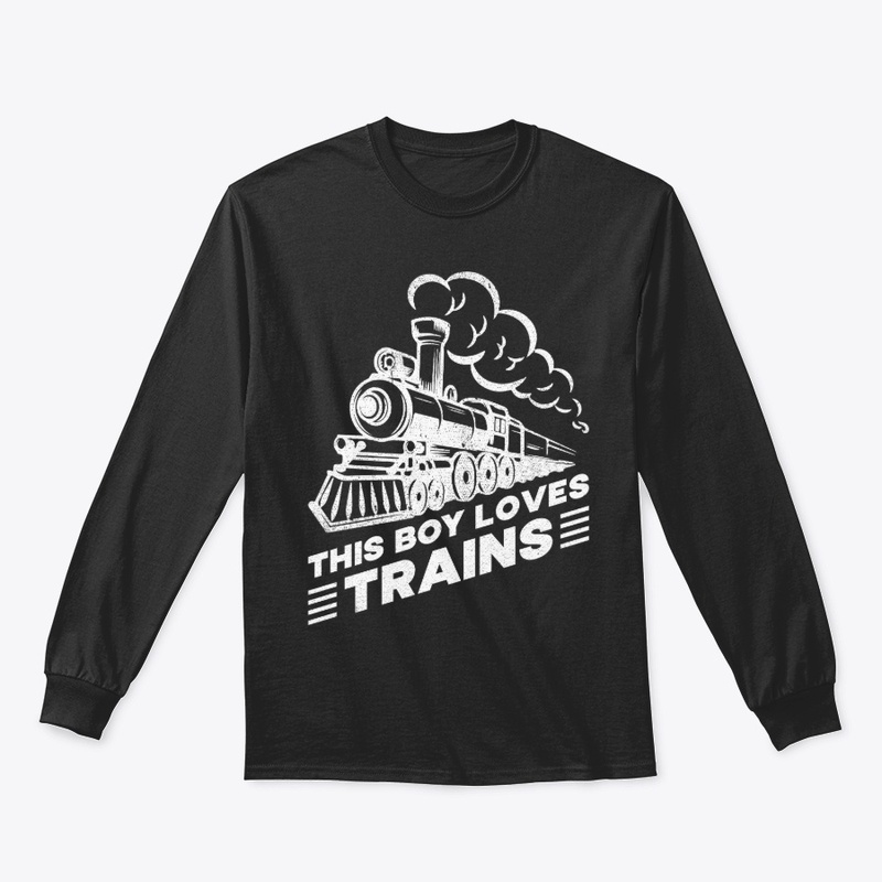 This Boy Loves Trains - Steam Locomotive
