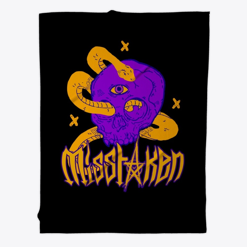 Misstaken Purple/Orange Snake & Skull