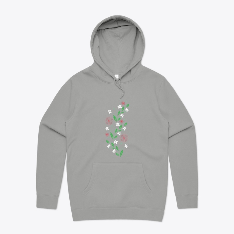 Art Nouveau Boho Wildflowers Flowers tee