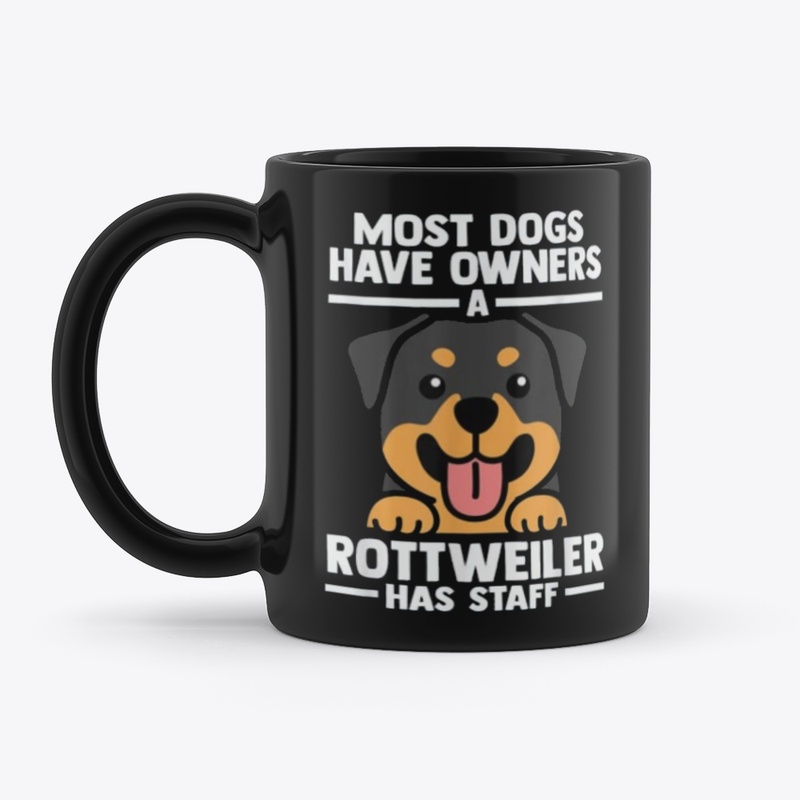 Rottweiler Has Staff