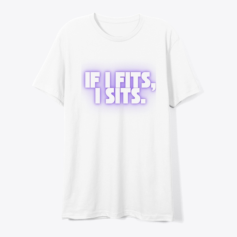 If I Fits, I Sits Funny Cat T-Shirt