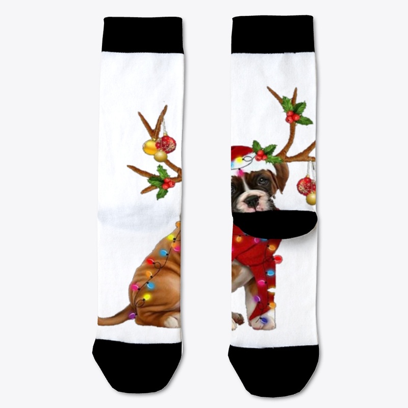 BOXER CHRISTMAS NEW T SHIRT