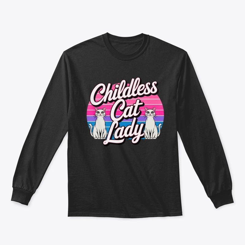 childless cat lady shirt
