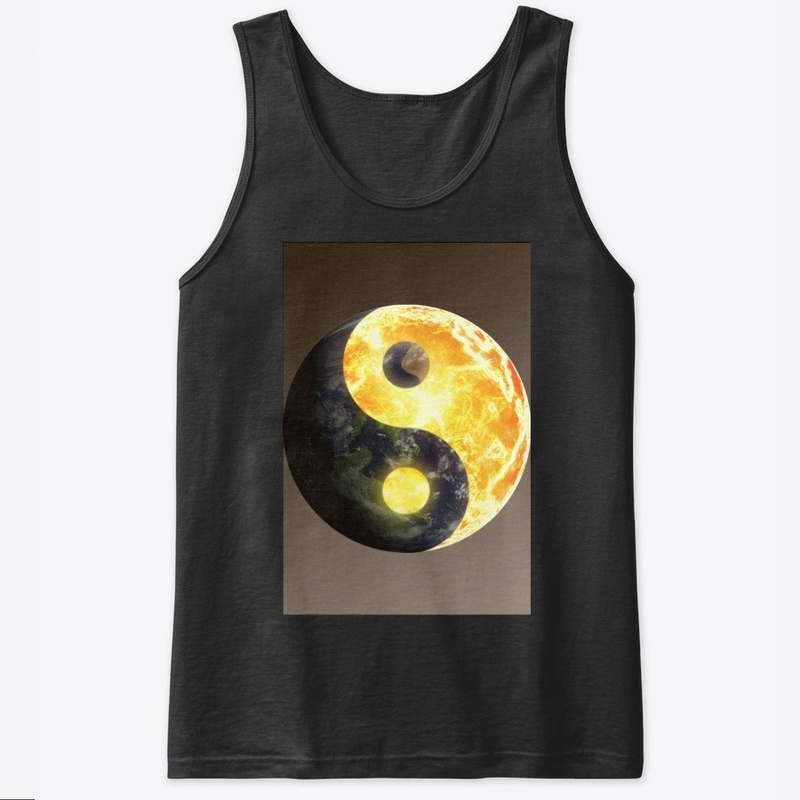yin yang golden 