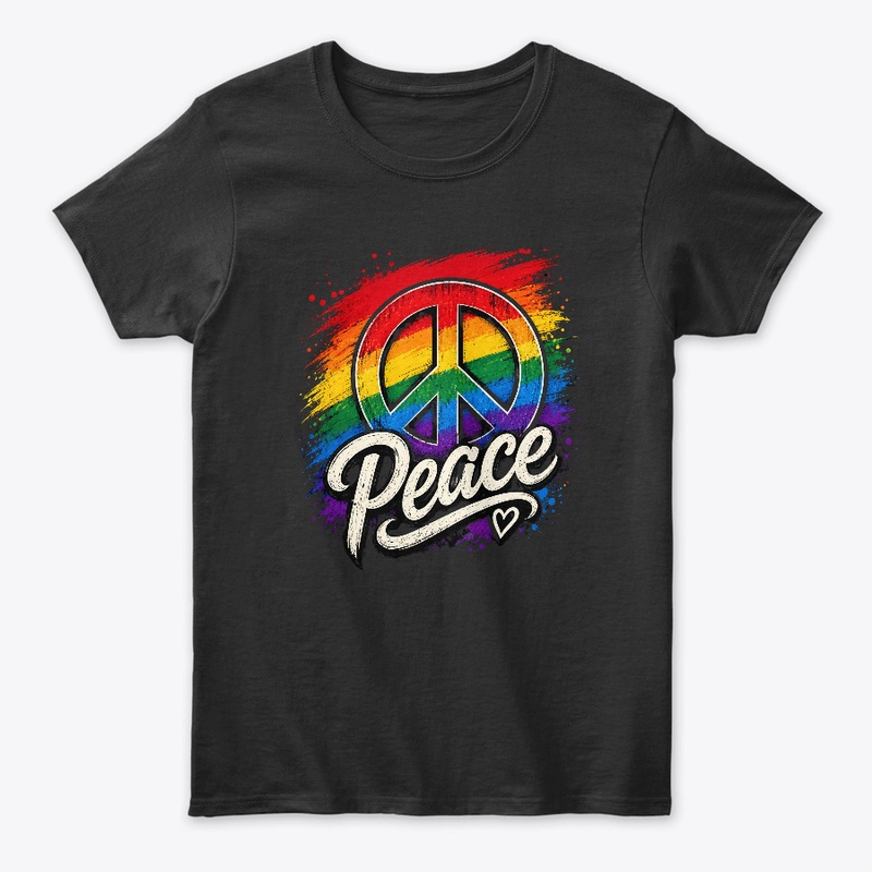 Rainbow Peace Pride Love &amp; Unity