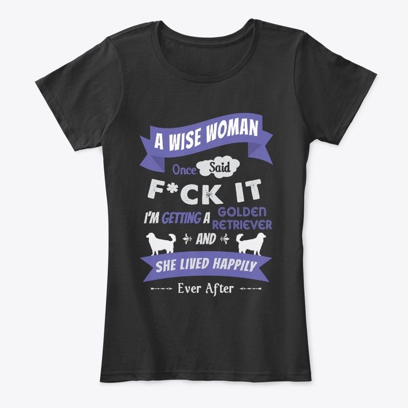 Wise Golden Retriever Woman Gift