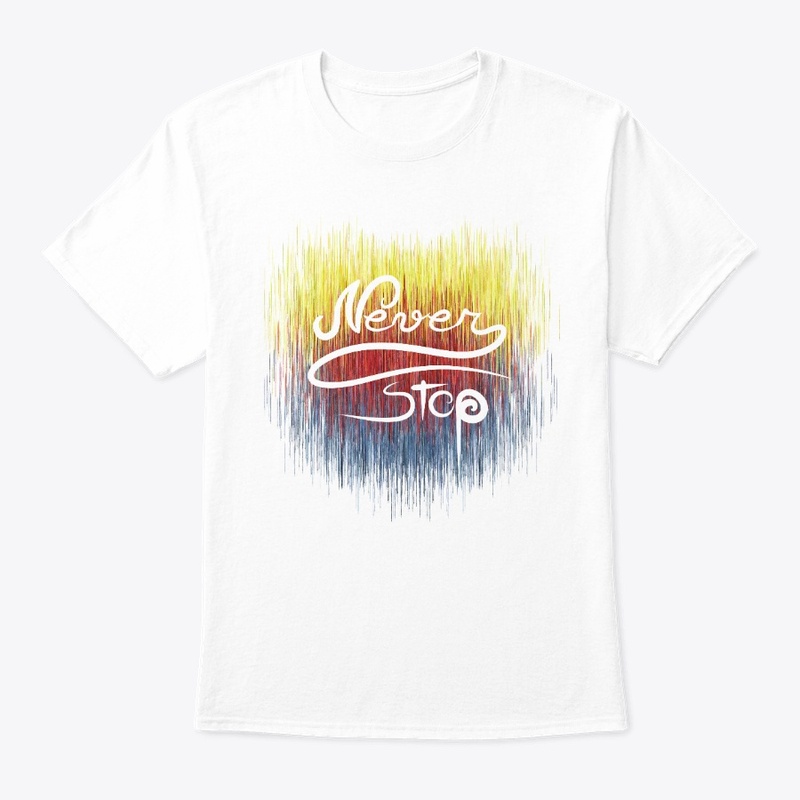 Art Lettering: "Never Stop"