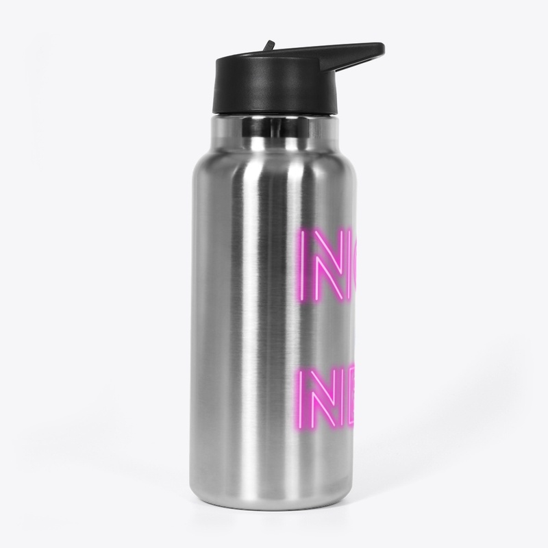 Now or never text design 