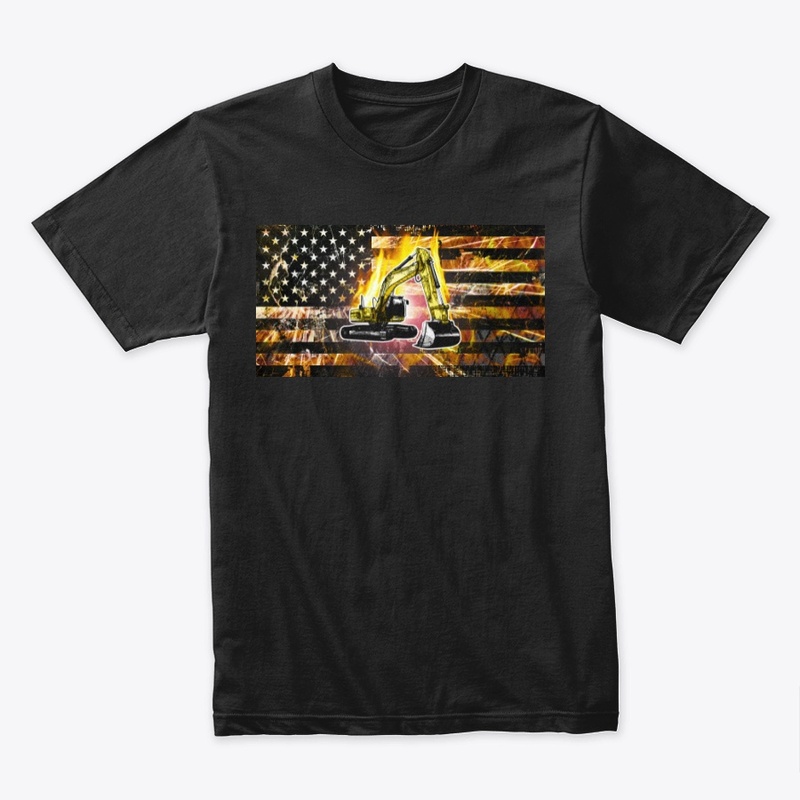 Excavator Flag Sparks