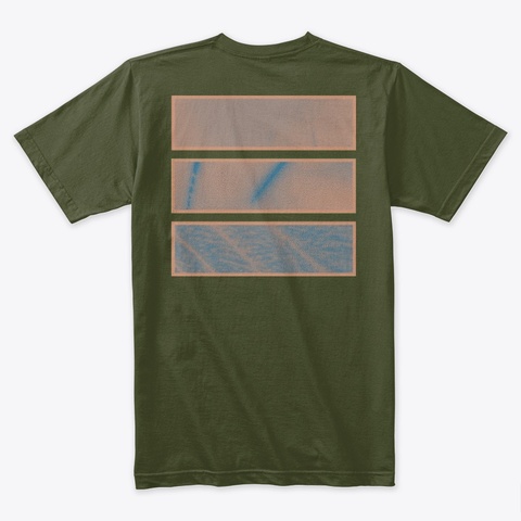 Coral Krome Military Green T-Shirt Back