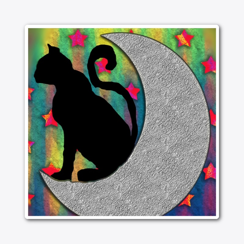 Cat On A Moon