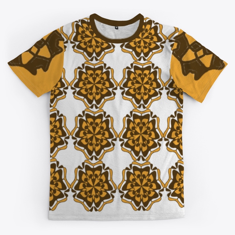 Unique pattern brown orange