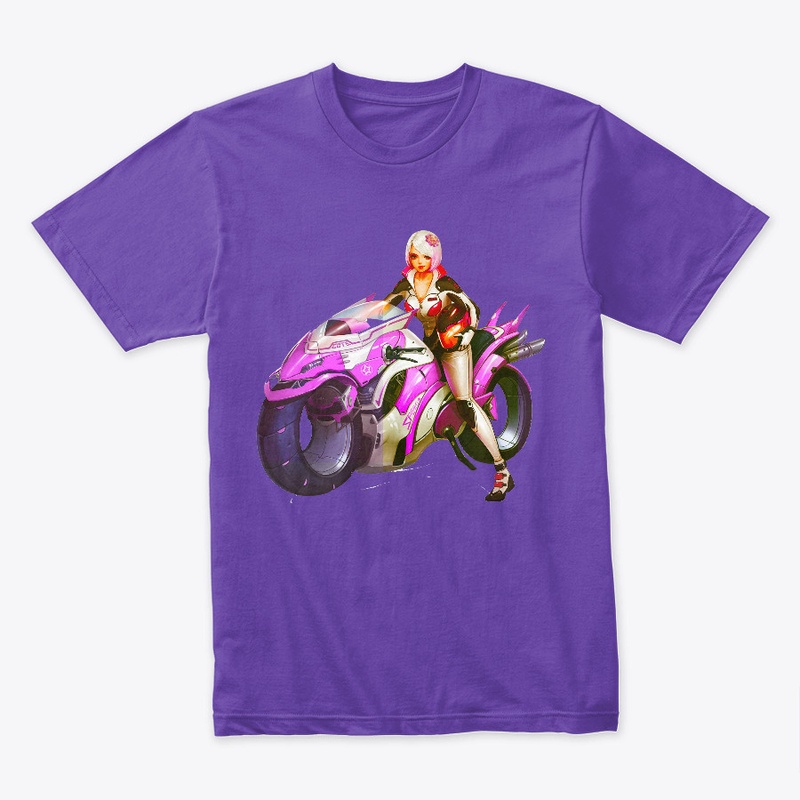 Moto Sporty Racer Sexy Lady-1