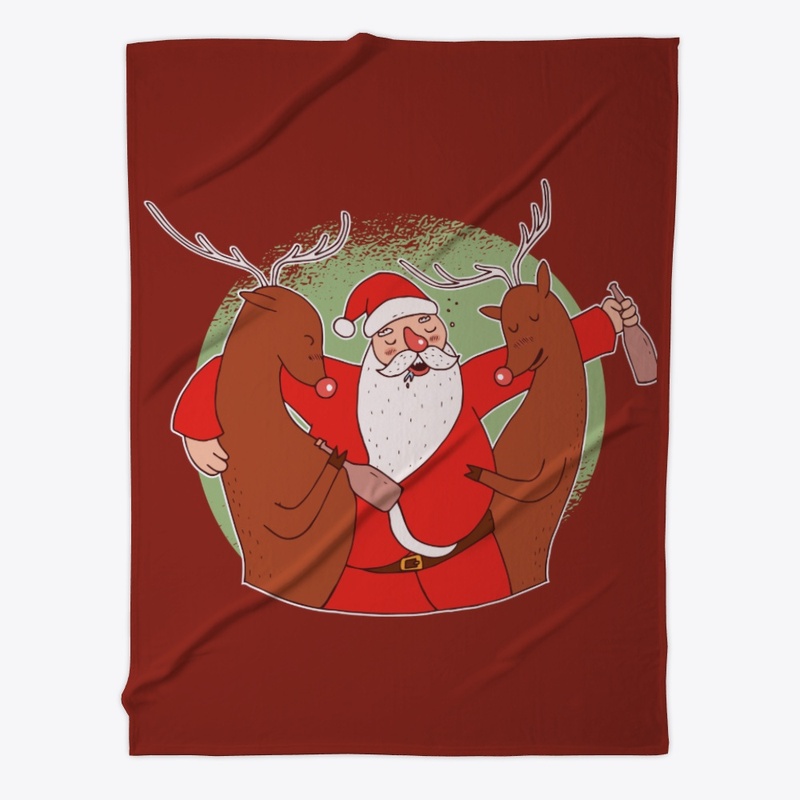 Christmas Drunk Santa