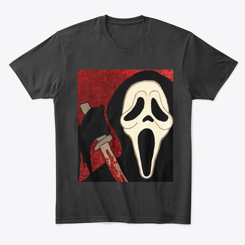 Ghostface Scream Portrait Painting