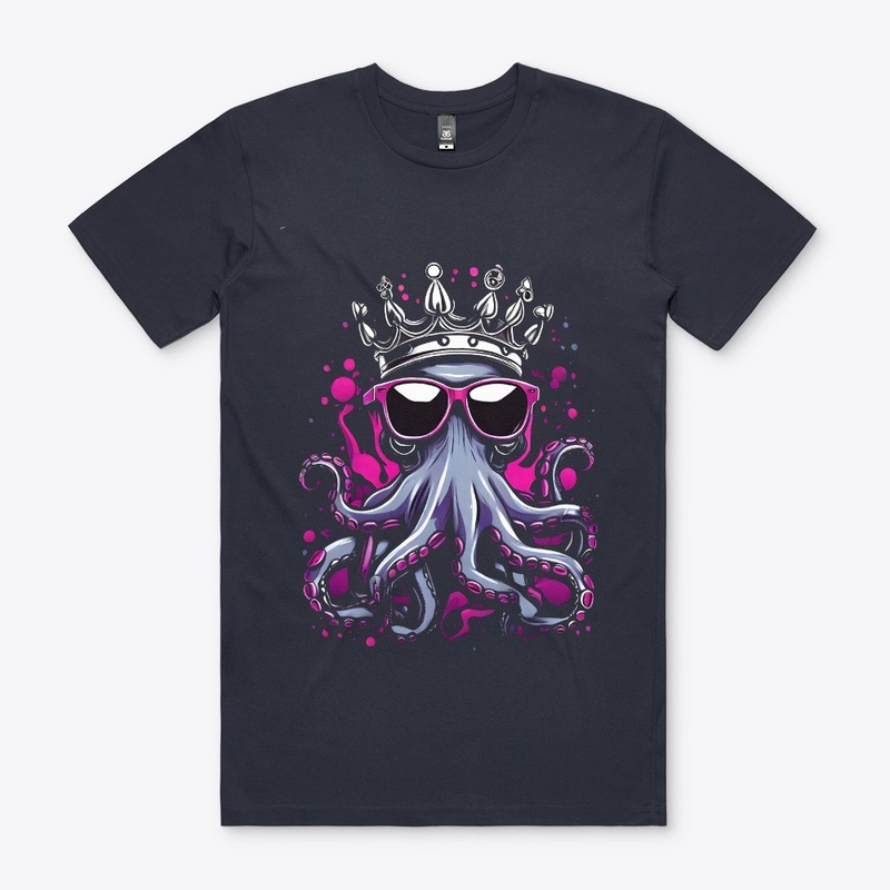 Ocean Crown Octopus Tee