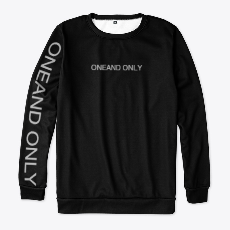 OaO Sleeve lettering Sweat Shirt (BLACK)