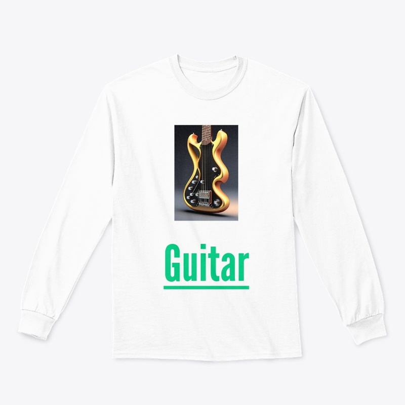 Electric guitar design tee