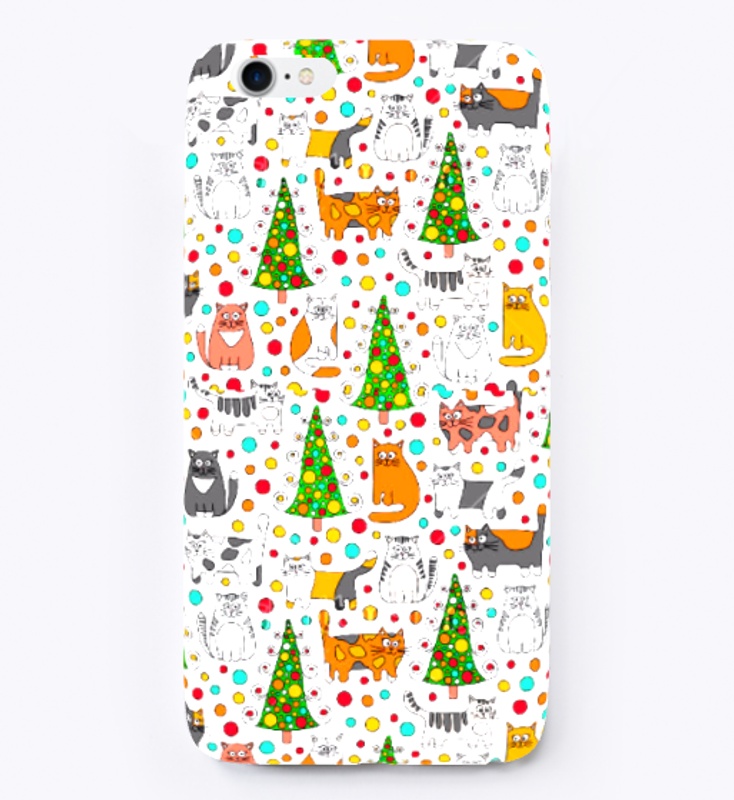 Christmas Cat Cases