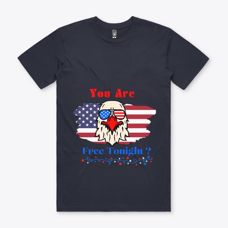 Patriotic Bald Eagle Tshirt 4th of July 