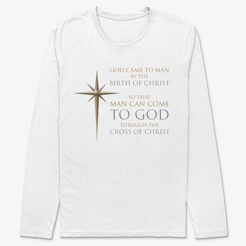 Christmas Christian Star: Birth & Cross