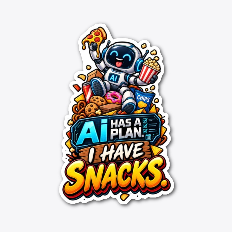AI Has a Plan, I Have Snacks – Funny AI 