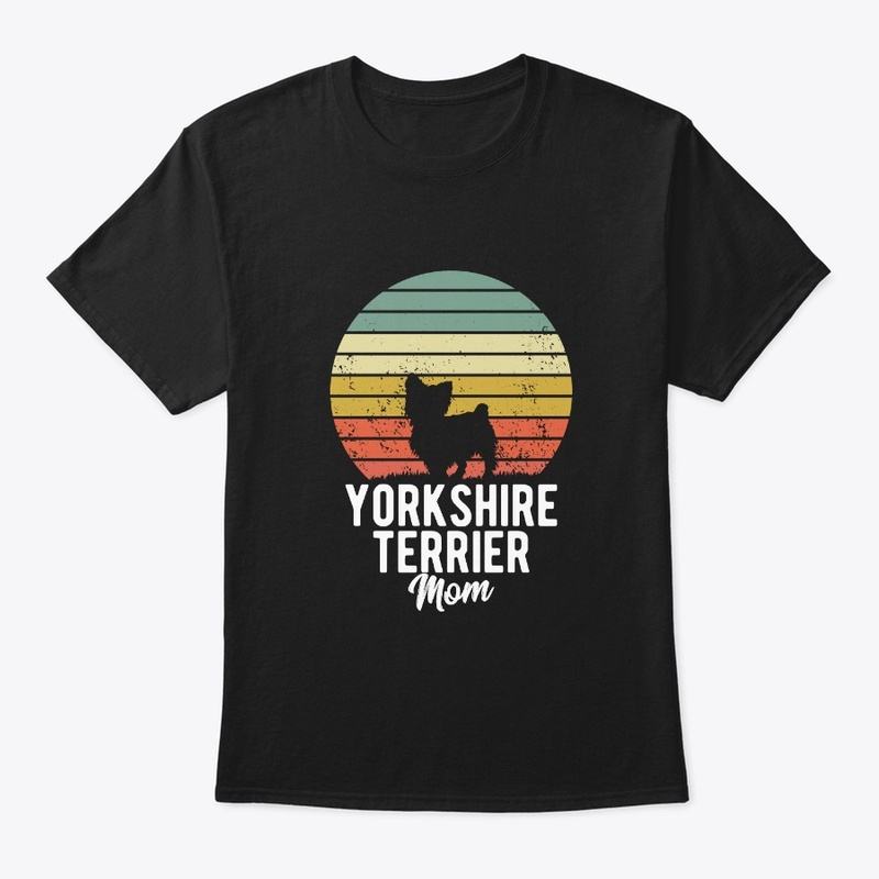 Yorkshire Terrier Mom Retro Sunset Dog